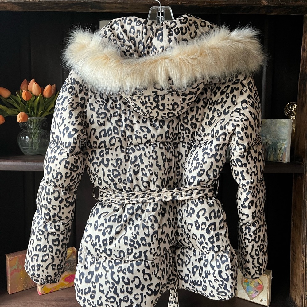 leopard puffer jacket - Picture 2 of 5